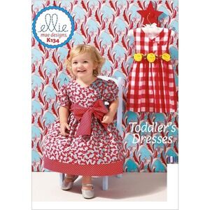 Kwik Sew Sewing Pattern K134 Party Dress Toddlers Size 1-4